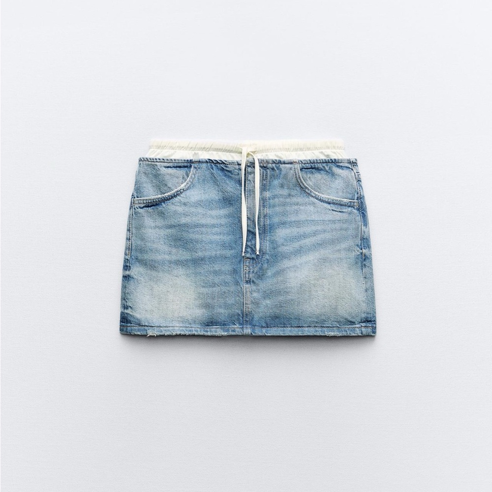 Zara Denim Mini Skirt